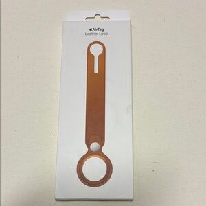 Apple AirTag Leather Loop in Tan